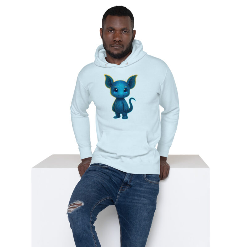 „Pixelwesen mit Herz“ – Unisex-Kapuzenpullover – Hoodies – HOB Products