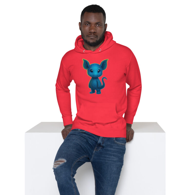 „Pixelwesen mit Herz“ – Unisex-Kapuzenpullover – Hoodies – HOB Products