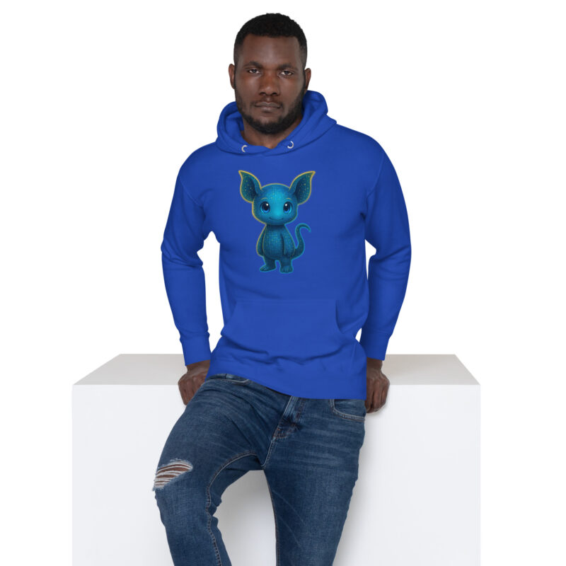„Pixelwesen mit Herz“ – Unisex-Kapuzenpullover – Hoodies – HOB Products
