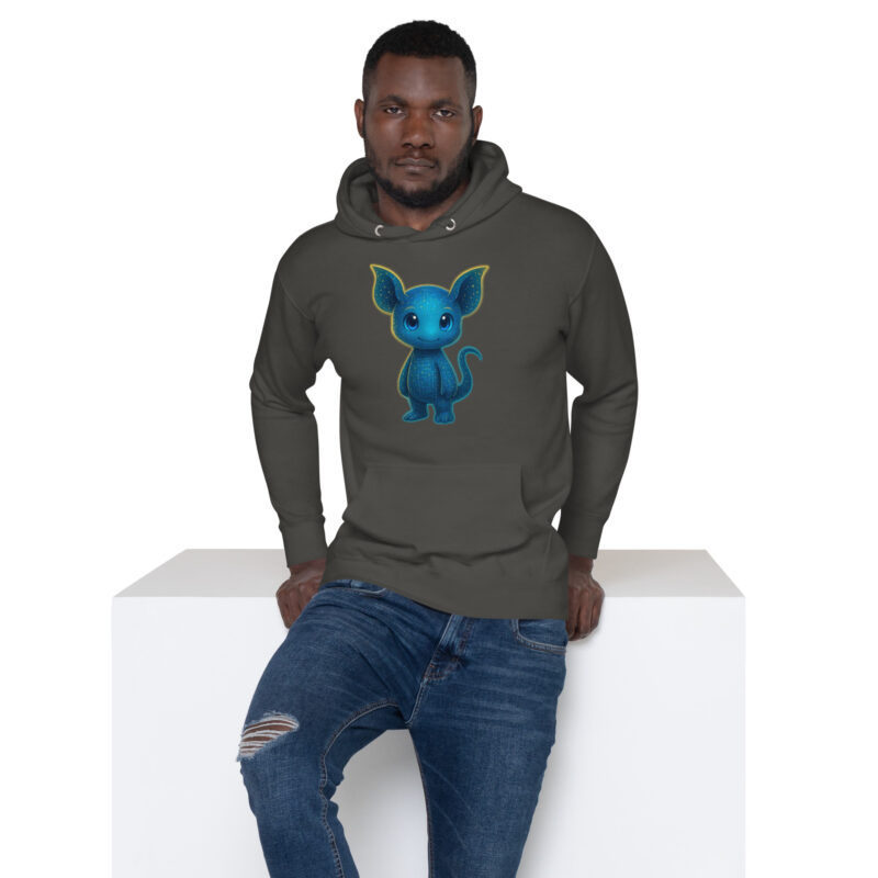 „Pixelwesen mit Herz“ – Unisex-Kapuzenpullover – Hoodies – HOB Products