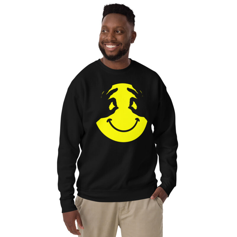 „Smiley Illusion“ – Unisex-Premium-Pullover – Pullover – HOB Products