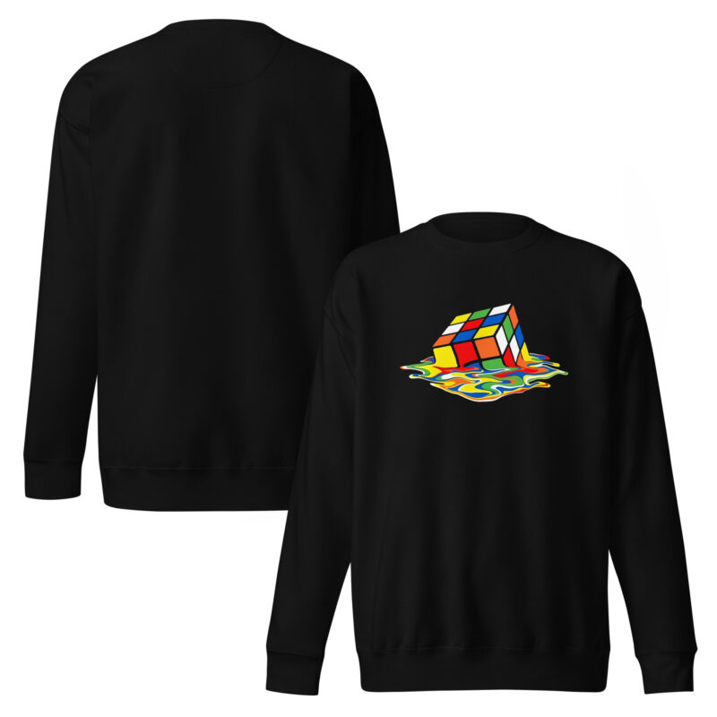 „Der geschmolzene Denksport“ – Unisex-Premium-Pullover – Pullover – HOB Products
