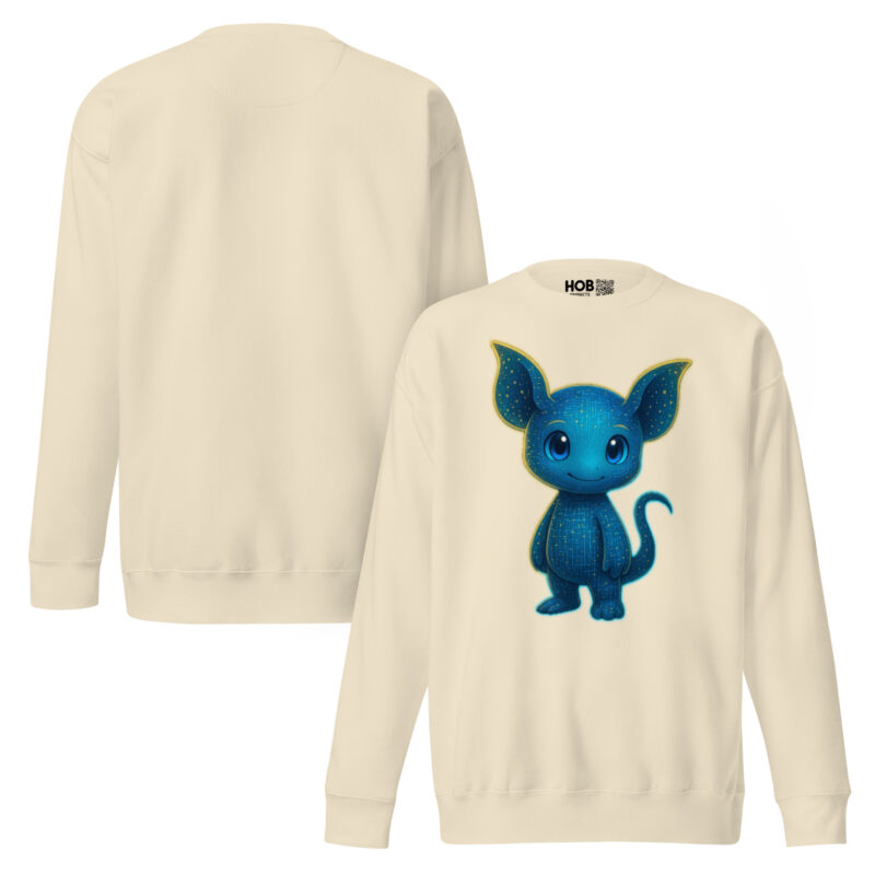 „Pixelwesen mit Herz“ – Unisex-Premium-Pullover – Hoodies – HOB Products