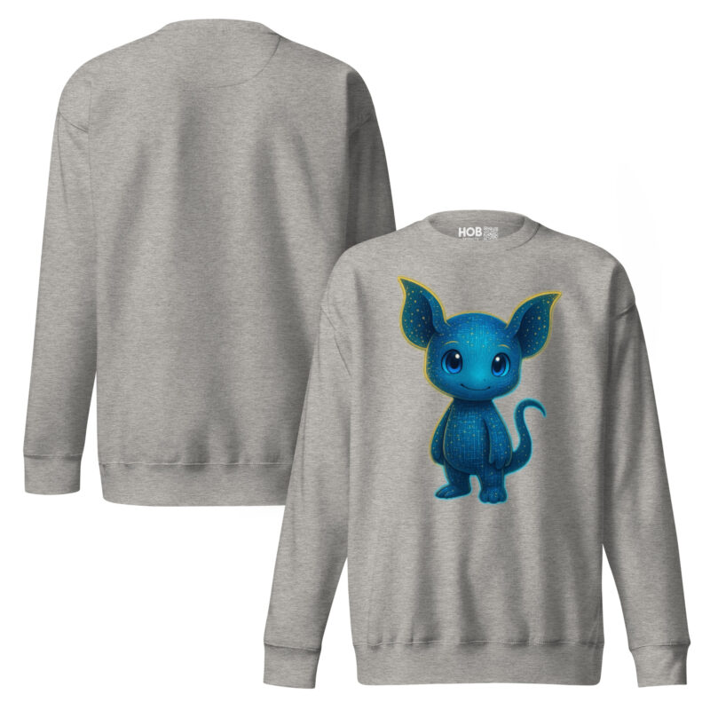 „Pixelwesen mit Herz“ – Unisex-Premium-Pullover – Hoodies – HOB Products
