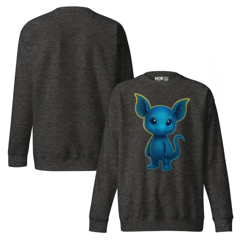 „Pixelwesen mit Herz“ – Unisex-Premium-Pullover – Hoodies – HOB Products