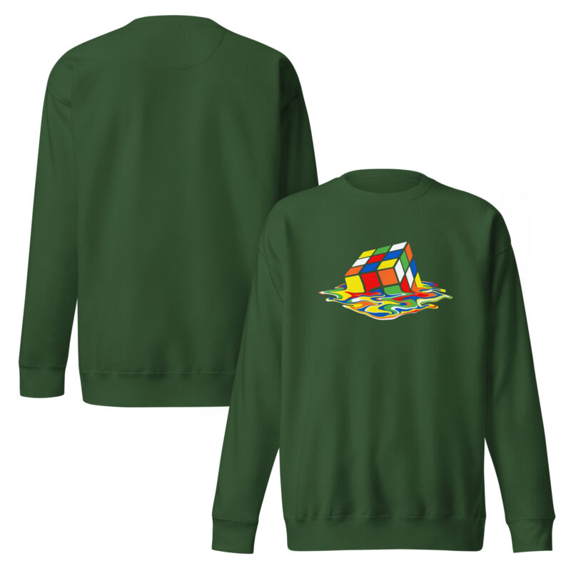 „Der geschmolzene Denksport“ – Unisex-Premium-Pullover – Pullover – HOB Products