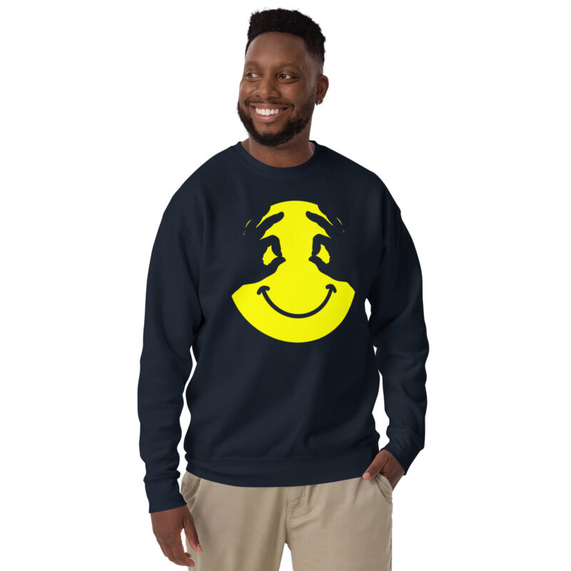 „Smiley Illusion“ – Unisex-Premium-Pullover – Pullover – HOB Products