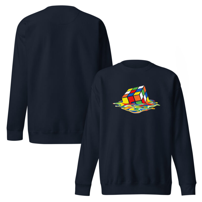 „Der geschmolzene Denksport“ – Unisex-Premium-Pullover – Pullover – HOB Products