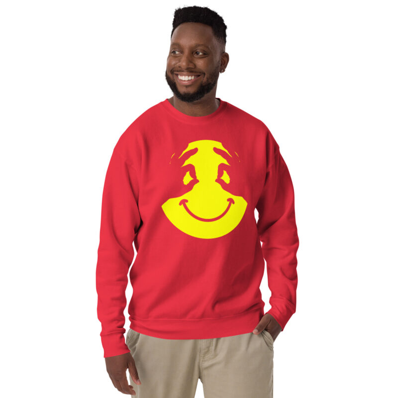 „Smiley Illusion“ – Unisex-Premium-Pullover – Pullover – HOB Products