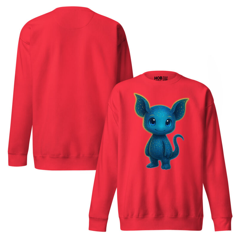 „Pixelwesen mit Herz“ – Unisex-Premium-Pullover – Hoodies – HOB Products