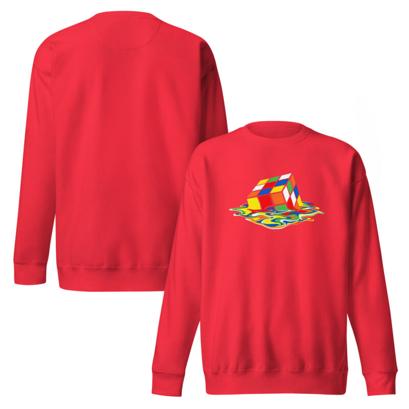 „Der geschmolzene Denksport“ – Unisex-Premium-Pullover – Pullover – HOB Products