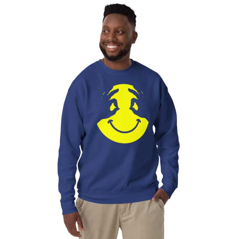 „Smiley Illusion“ – Unisex-Premium-Pullover – Pullover – HOB Products