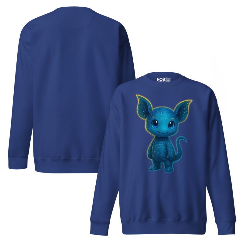 „Pixelwesen mit Herz“ – Unisex-Premium-Pullover – Hoodies – HOB Products