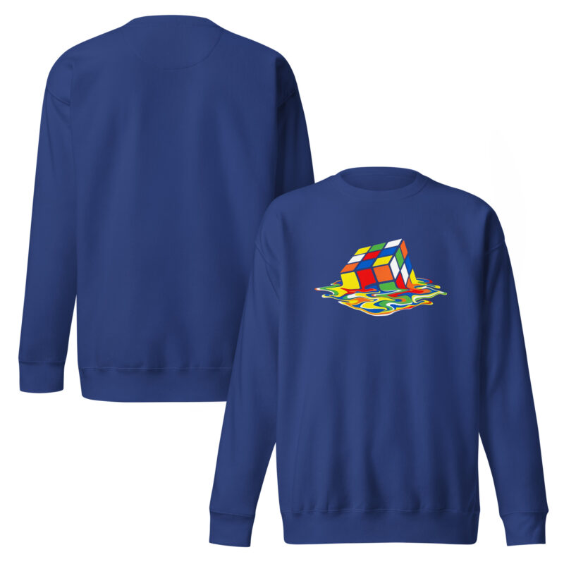 „Der geschmolzene Denksport“ – Unisex-Premium-Pullover – Pullover – HOB Products