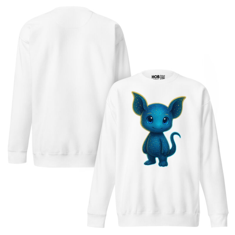 „Pixelwesen mit Herz“ – Unisex-Premium-Pullover – Hoodies – HOB Products