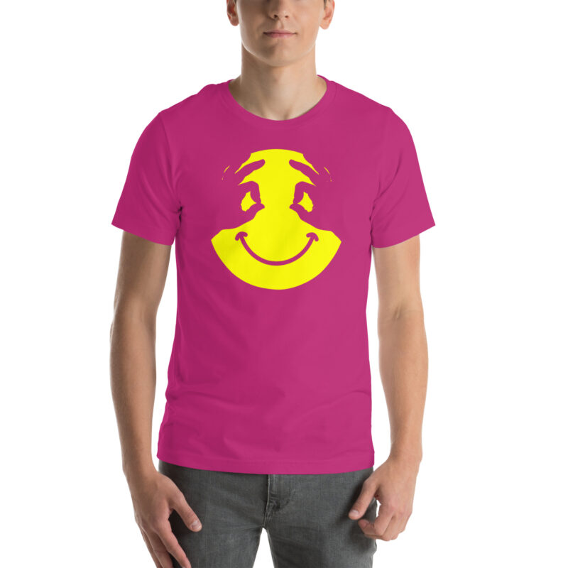 „Smiley Illusion“ – Unisex-T-Shirt – T-Shirts – HOB Products