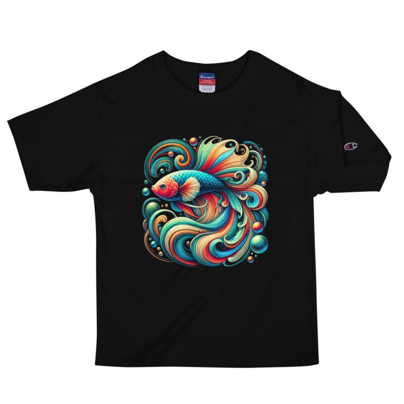 „Farbenflash im Fischformat“ – Champion-Herren-T-Shirt – Champion – HOB Products