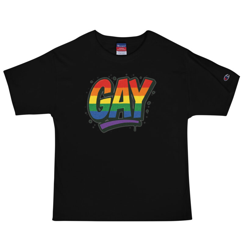 „Laut. Proud. Und sowas von bunt.“ – Champion-Herren-T-Shirt – Champion – HOB Products
