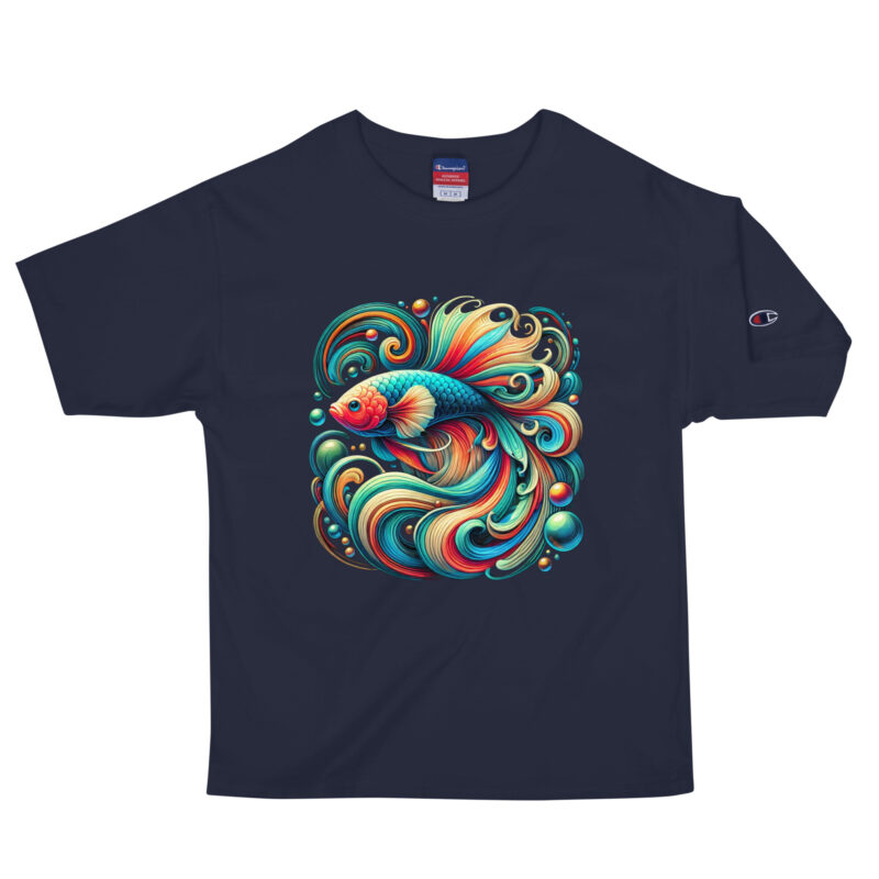 „Farbenflash im Fischformat“ – Champion-Herren-T-Shirt – Champion – HOB Products