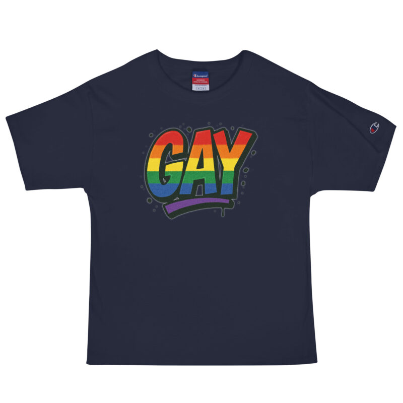 „Laut. Proud. Und sowas von bunt.“ – Champion-Herren-T-Shirt – Champion – HOB Products