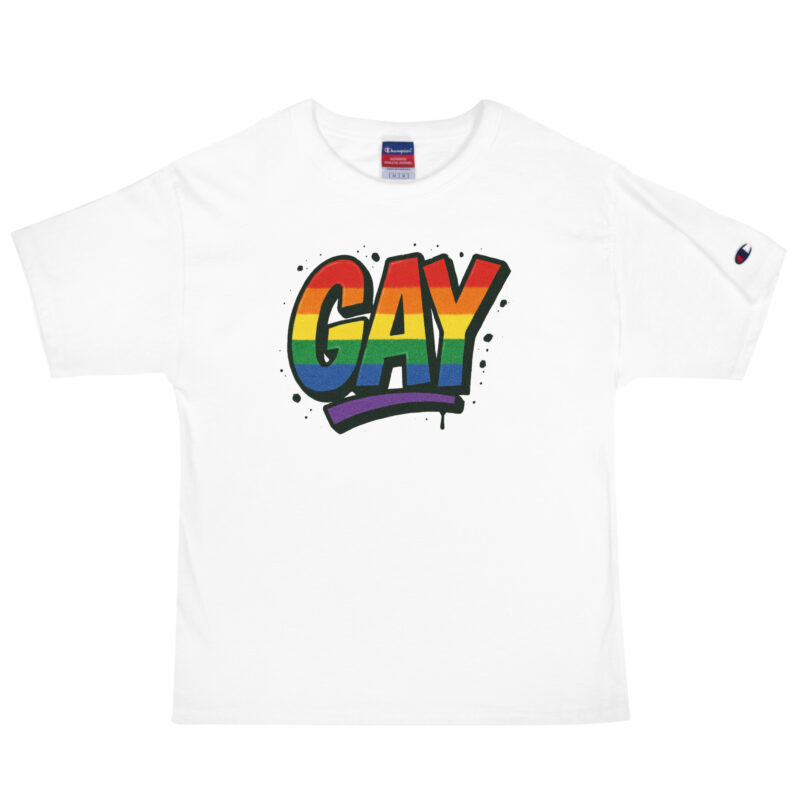 „Laut. Proud. Und sowas von bunt.“ – Champion-Herren-T-Shirt – Champion – HOB Products