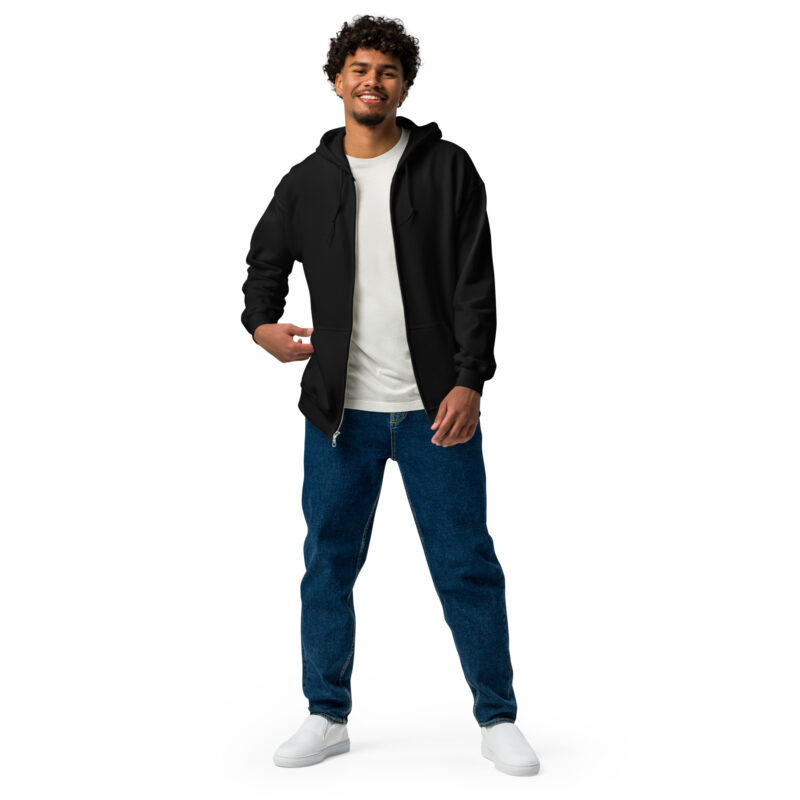 „Eiskalt erwischt“ – Unisex Heavy-Blend Zip Hoodie – Zipper – HOB Products