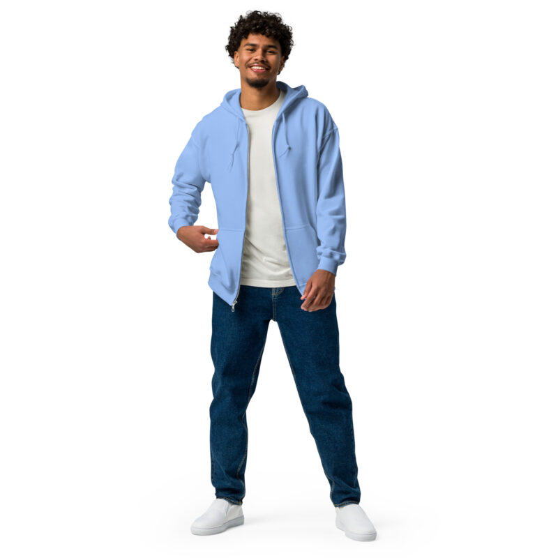 „Eiskalt erwischt“ – Unisex Heavy-Blend Zip Hoodie – Zipper – HOB Products