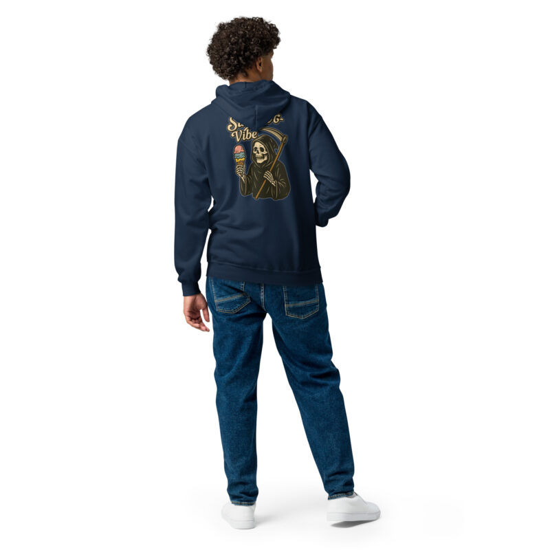 „Eiskalt erwischt“ – Unisex Heavy-Blend Zip Hoodie – Zipper – HOB Products