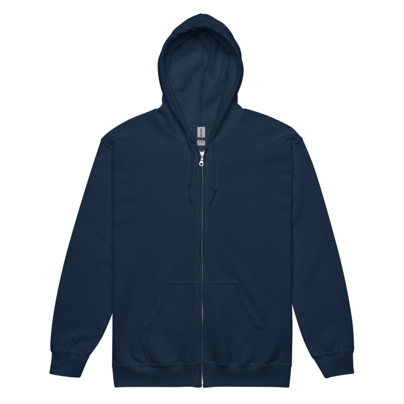 „Gestickt? Denkste!“ – Unisex Heavy-Blend Zip Hoodie – Zipper – HOB Products