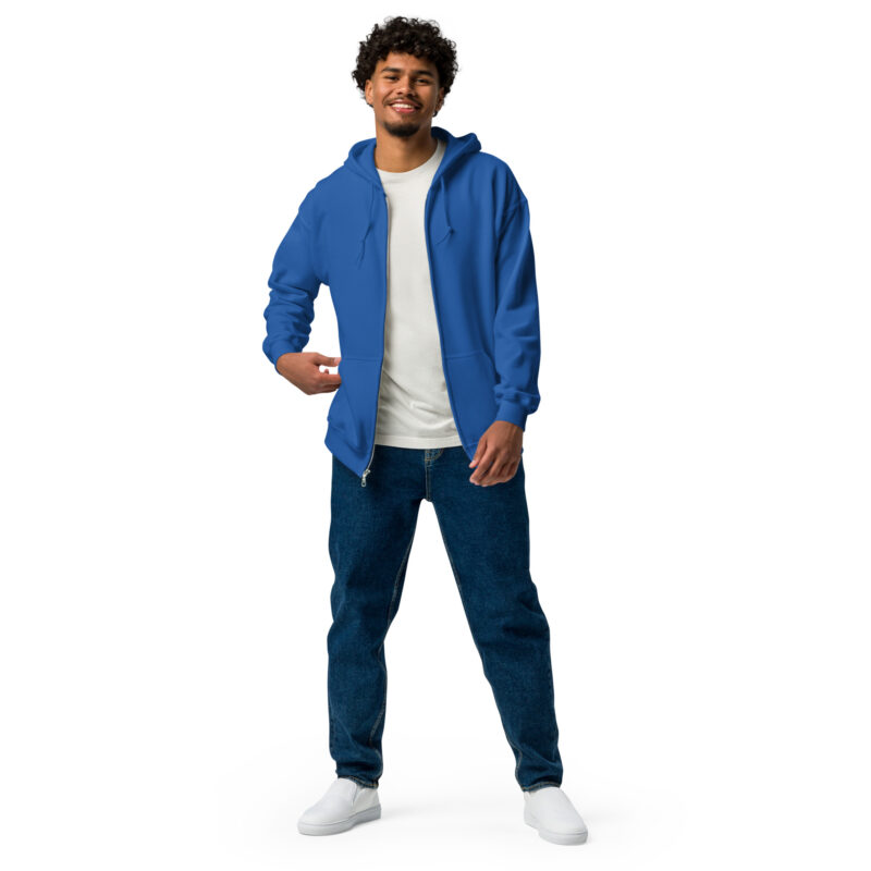 „Eiskalt erwischt“ – Unisex Heavy-Blend Zip Hoodie – Zipper – HOB Products