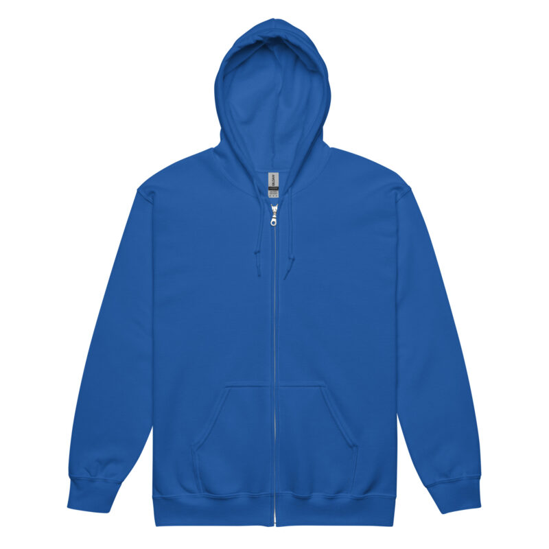 „Gestickt? Denkste!“ – Unisex Heavy-Blend Zip Hoodie – Zipper – HOB Products