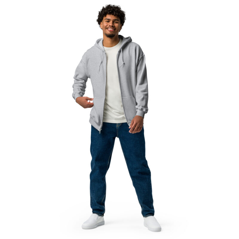 „Eiskalt erwischt“ – Unisex Heavy-Blend Zip Hoodie – Zipper – HOB Products