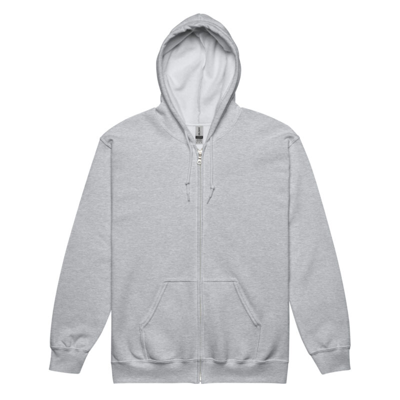 „Gestickt? Denkste!“ – Unisex Heavy-Blend Zip Hoodie – Zipper – HOB Products