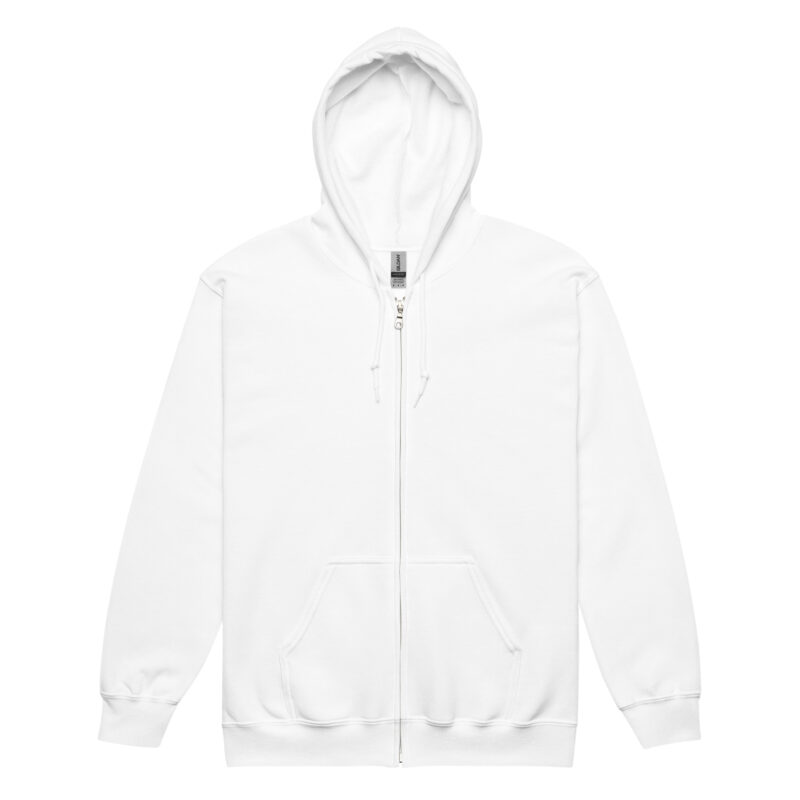 „Gestickt? Denkste!“ – Unisex Heavy-Blend Zip Hoodie – Zipper – HOB Products