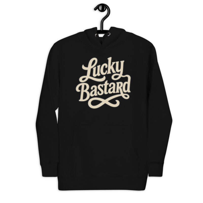 „Lucky Bastard“ – Unisex-Kapuzenpullover – Hoodies – HOB Products