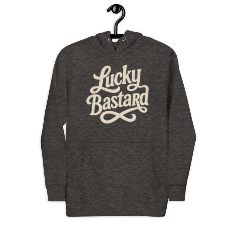 „Lucky Bastard“ – Unisex-Kapuzenpullover – Hoodies – HOB Products