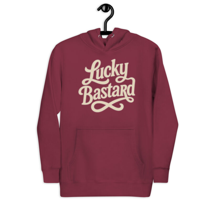 „Lucky Bastard“ – Unisex-Kapuzenpullover – Hoodies – HOB Products
