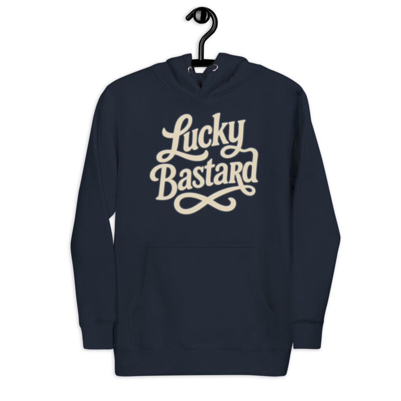 „Lucky Bastard“ – Unisex-Kapuzenpullover – Hoodies – HOB Products