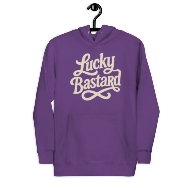 „Lucky Bastard“ – Unisex-Kapuzenpullover – Hoodies – HOB Products