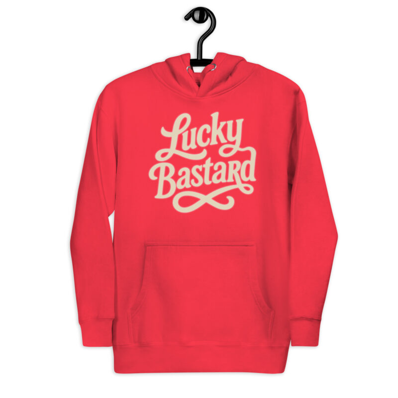 „Lucky Bastard“ – Unisex-Kapuzenpullover – Hoodies – HOB Products