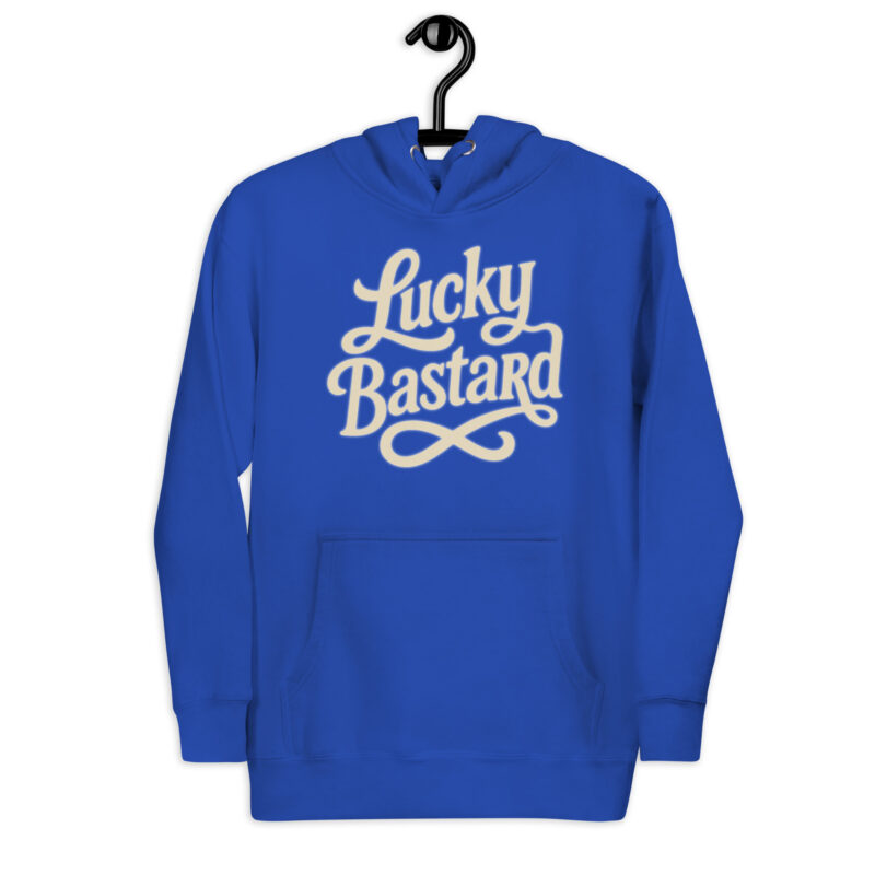 „Lucky Bastard“ – Unisex-Kapuzenpullover – Hoodies – HOB Products