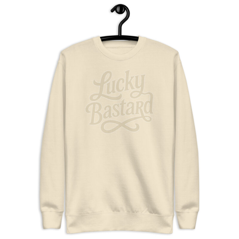 „Lucky Bastard“ – Unisex-Premium-Pullover – Pullover – HOB Products