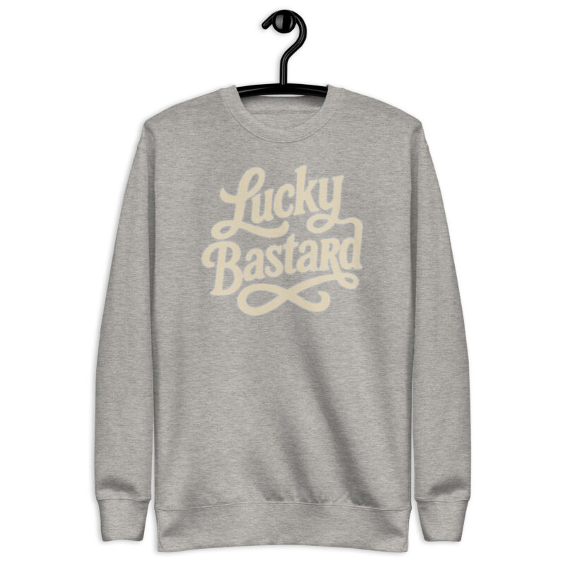 „Lucky Bastard“ – Unisex-Premium-Pullover – Pullover – HOB Products
