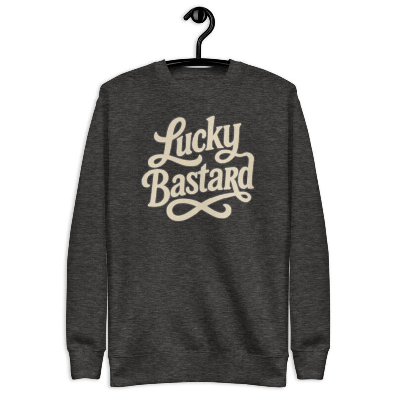 „Lucky Bastard“ – Unisex-Premium-Pullover – Pullover – HOB Products