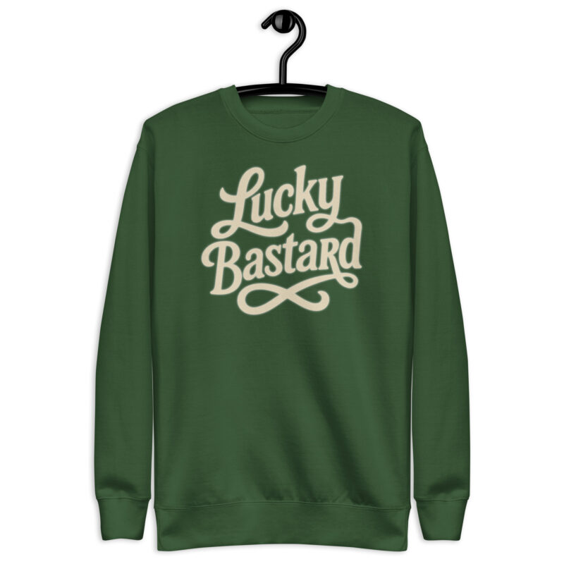 „Lucky Bastard“ – Unisex-Premium-Pullover – Pullover – HOB Products
