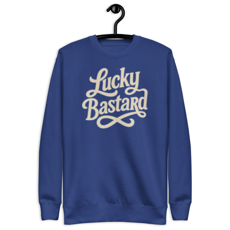 „Lucky Bastard“ – Unisex-Premium-Pullover – Pullover – HOB Products