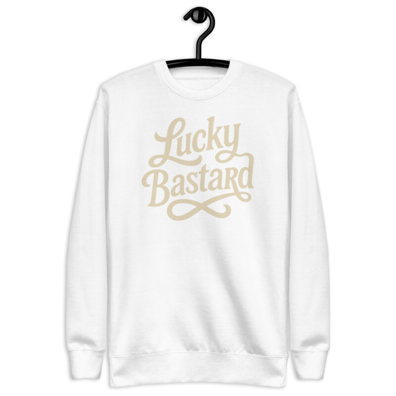 „Lucky Bastard“ – Unisex-Premium-Pullover – Pullover – HOB Products