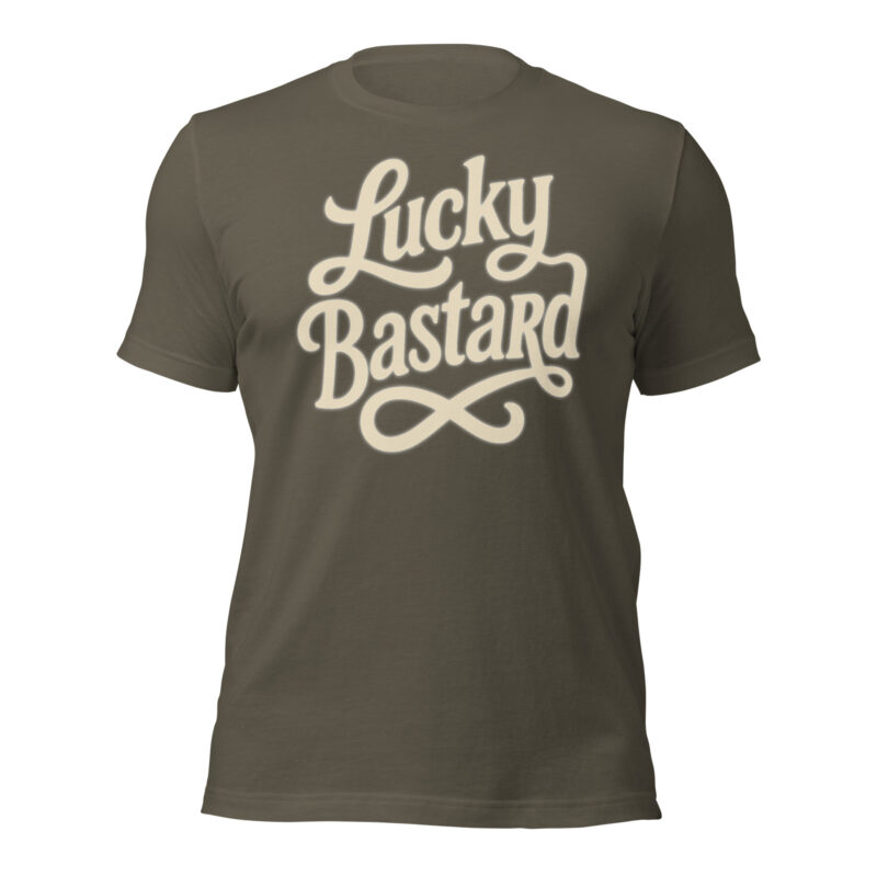 „Lucky Bastard“ – Unisex-T-Shirt – T-Shirts – HOB Products