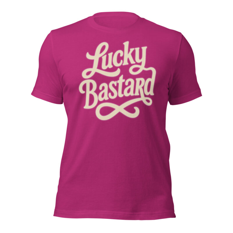 „Lucky Bastard“ – Unisex-T-Shirt – T-Shirts – HOB Products
