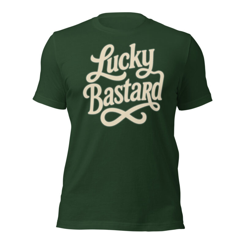 „Lucky Bastard“ – Unisex-T-Shirt – T-Shirts – HOB Products